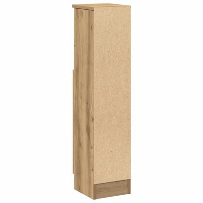 vidaXL Bathroom Cabinet | Artisan oak | Engineered wood | Slim