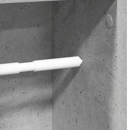 vidaXL Bathroom Cabinet with Roll Holder Concrete Grey 20.5x20x90 cm