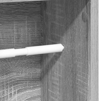 vidaXL Bathroom Cabinet with Roll Holder Grey Sonoma 20.5x20x90 cm