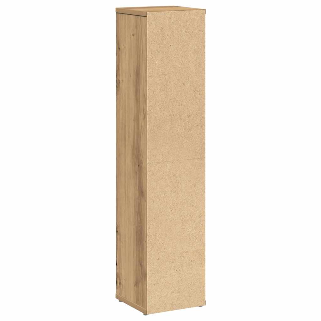 vidaXL Bathroom Cabinet with Roll Holder Artisan Oak 20.5x20x90 cm