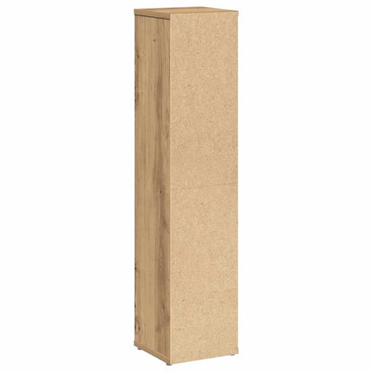 vidaXL Bathroom Cabinet with Roll Holder Artisan Oak 20.5x20x90 cm