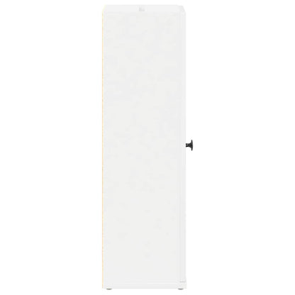 vidaXL Bathroom Cabinet with Roll Holder White 20.5x22x72 cm