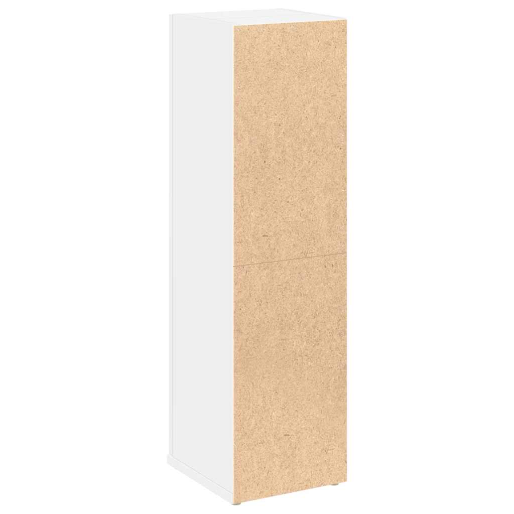 vidaXL Bathroom Cabinet with Roll Holder White 20.5x22x72 cm