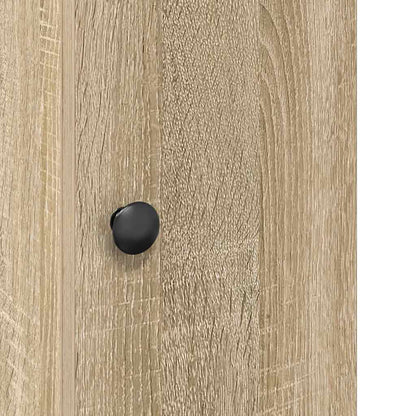 vidaXL Bathroom Cabinet with Roll Holder Sonoma Oak 20,5x22x72 cm