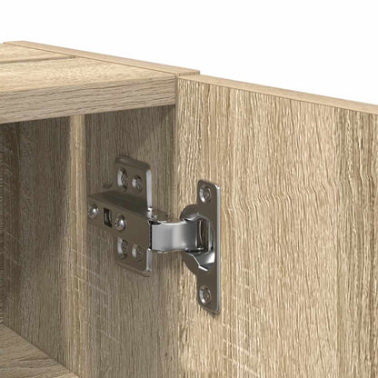 vidaXL Bathroom Cabinet with Roll Holder Sonoma Oak 20,5x22x72 cm