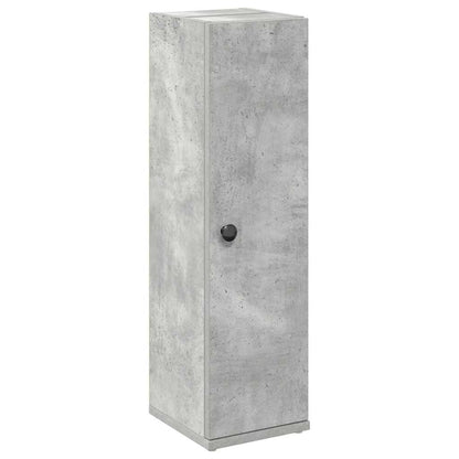 vidaXL Bathroom Cabinet with Roll Holder Concrete Grey 20,5x22x72 cm