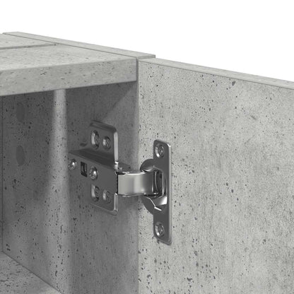 vidaXL Bathroom Cabinet with Roll Holder Concrete Grey 20,5x22x72 cm