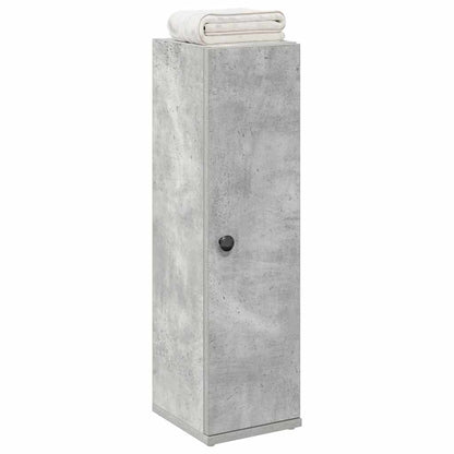 vidaXL Bathroom Cabinet with Roll Holder Concrete Grey 20,5x22x72 cm
