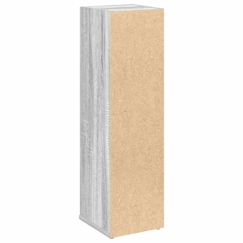 vidaXL Bathroom Cabinet with Roll Holder Grey Sonoma 20.5x22x72 cm