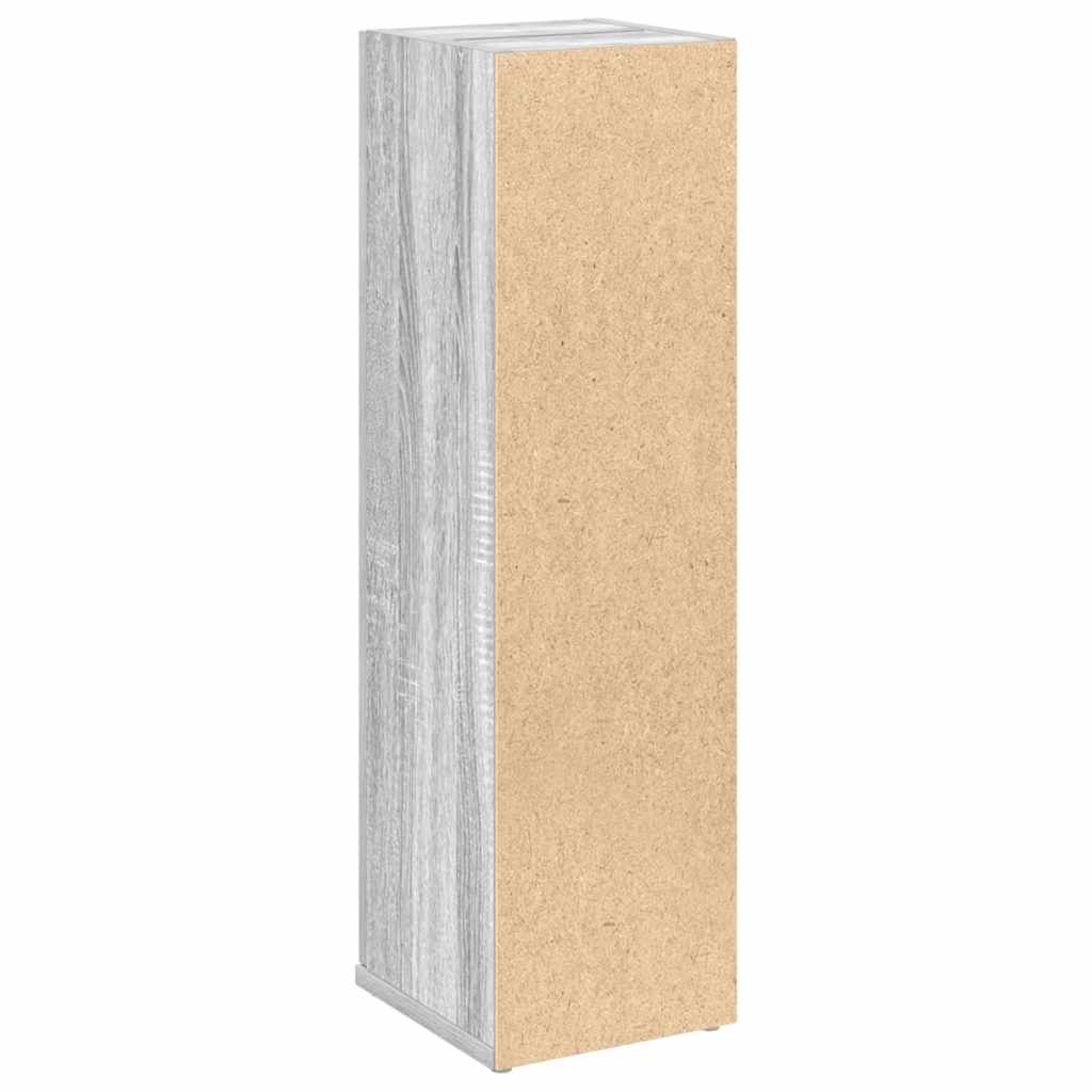 vidaXL Bathroom Cabinet with Roll Holder Grey Sonoma 20,5x22x72 cm