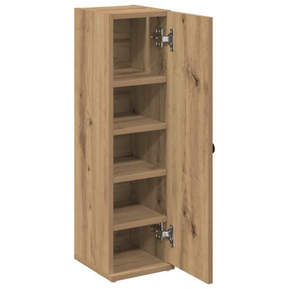 vidaXL Bathroom Cabinet with Roll Holder Artisan Oak 20,5x22x72 cm
