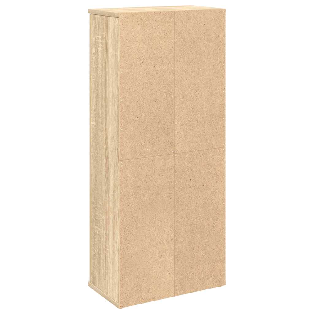 vidaXL Bathroom Cabinet with Roll Holder Sonoma Oak 39x22x90 cm
