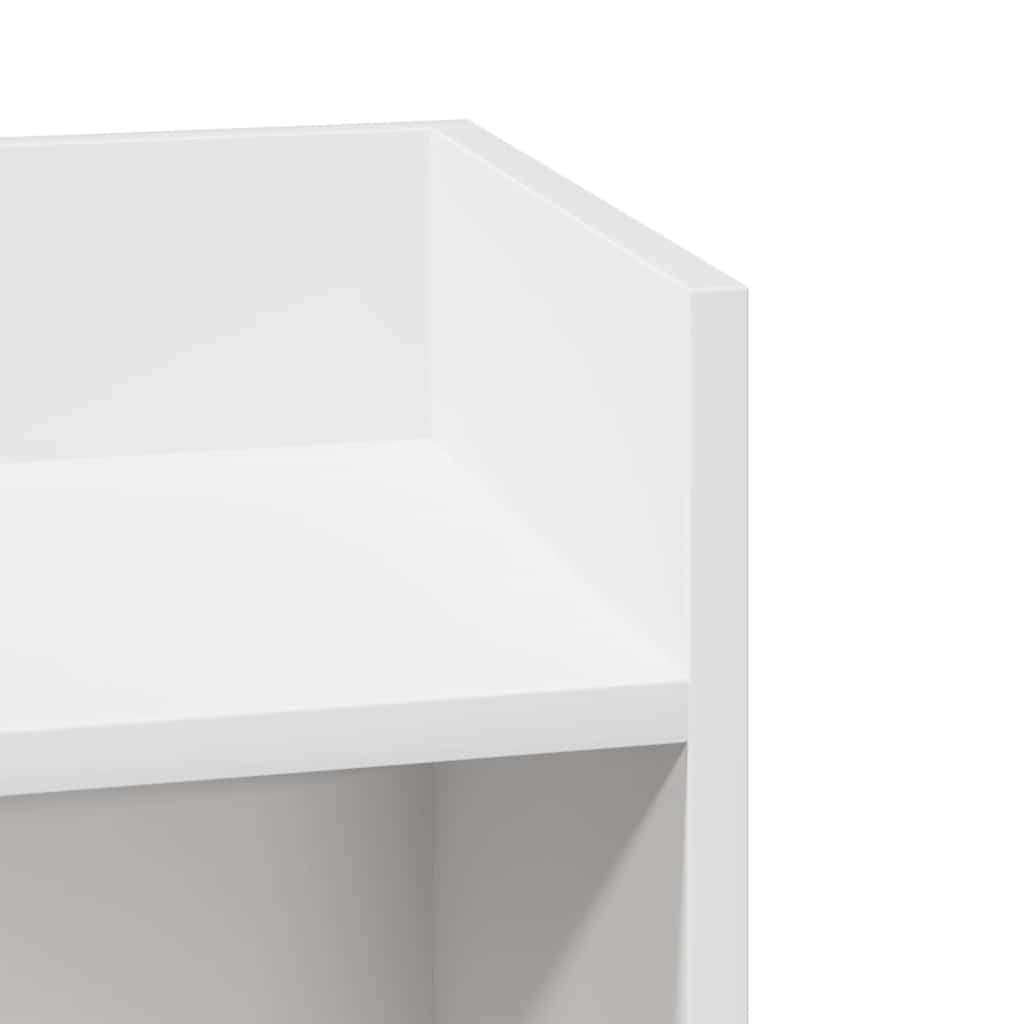 vidaXL Side Table with Shelf Black 25.5x27x60 cm