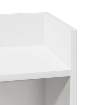 vidaXL Side Table with Shelf Black 25.5x27x60 cm