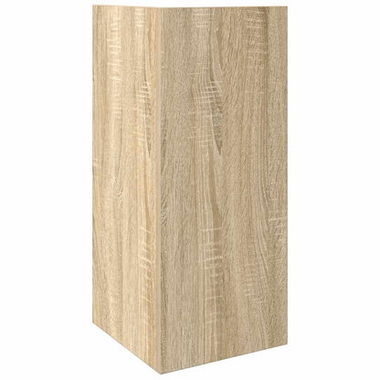 vidaXL Side Tables 2 pcs with Shelf Sonoma Oak 25.5x27x60 cm