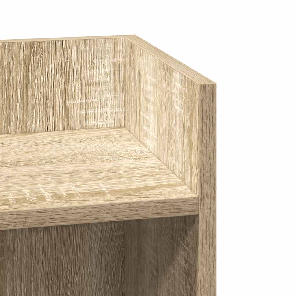 vidaXL Side Tables 2 pcs with Shelf Sonoma Oak 25.5x27x60 cm