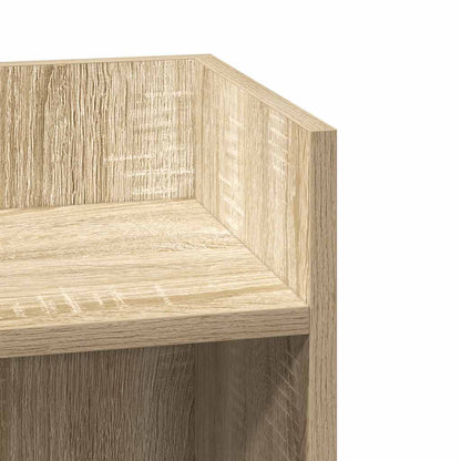 vidaXL Side Tables 2 pcs with Shelf Sonoma Oak 25.5x27x60 cm