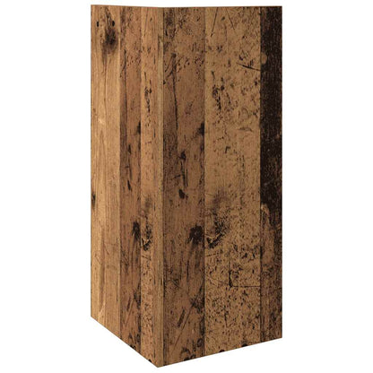 vidaXL Side Tables 2 pcs with Shelf Old Wood 25.5x27x60 cm