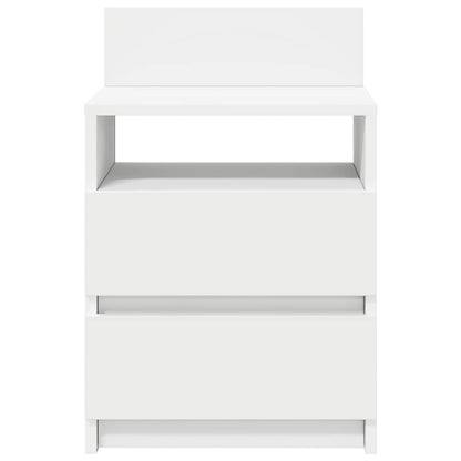 vidaXL Bedside Cabinets 2 pcs with 2 Drawers White 40x33x60 cm