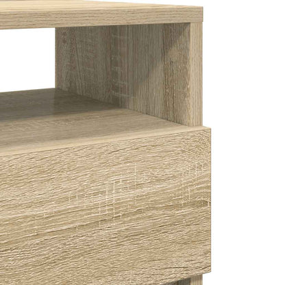 vidaXL Bedside Cabinets 2 pcs with 2 Drawers Sonoma Oak 40x33x60 cm