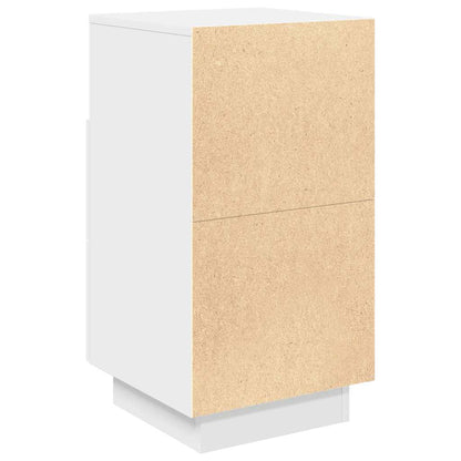 vidaXL Bedside Cabinet with 2 Drawers White 36x36x68 cm