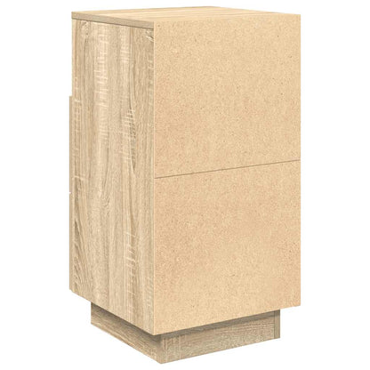 vidaXL Bedside Cabinet with 2 Drawers Sonoma Oak 36x36x68 cm