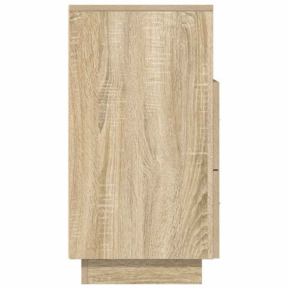vidaXL Bedside Cabinets 2 pcs with 2 Drawers Sonoma Oak 36x36x68 cm