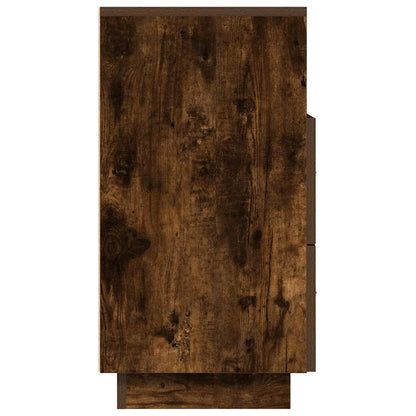 vidaXL Bedside Cabinets 2 pcs with 2 Drawers Smoked Oak 36x36x68 cm