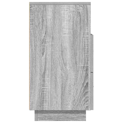 vidaXL Bedside Cabinets 2 pcs with 2 Drawers Grey Sonoma 36x36x68 cm