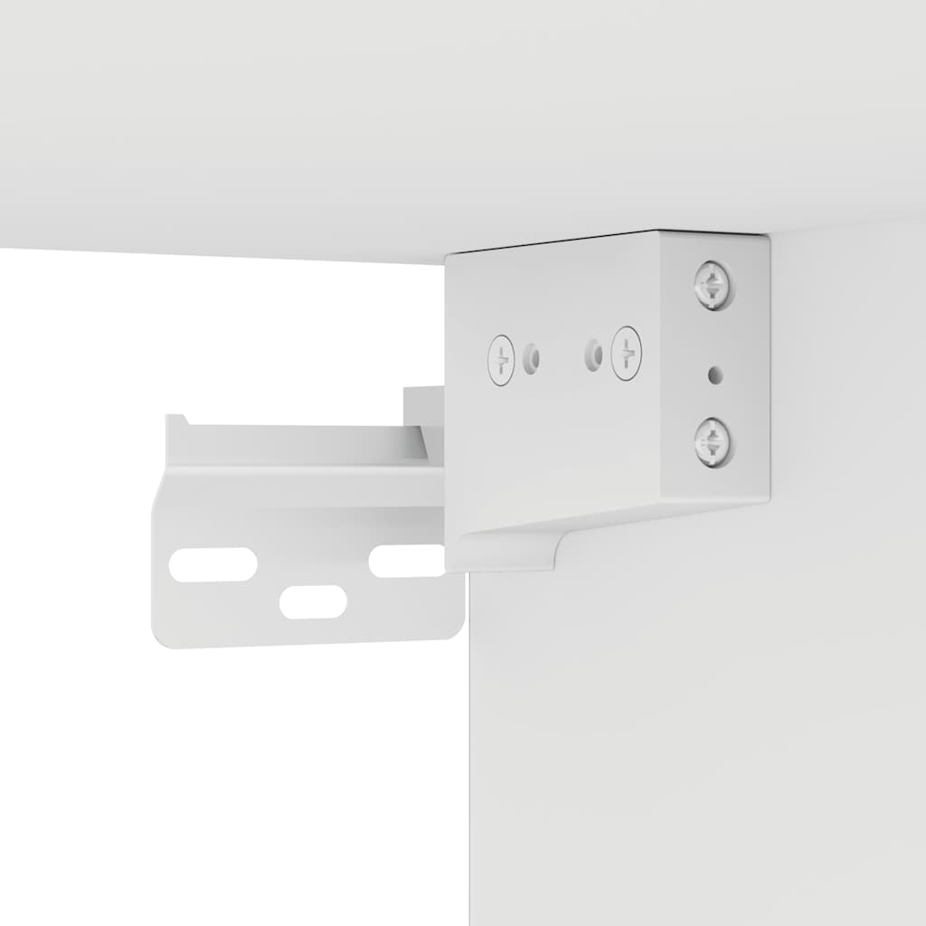 vidaXL Wall-mounted Bedside Cabinet White 45x26x28.5 cm