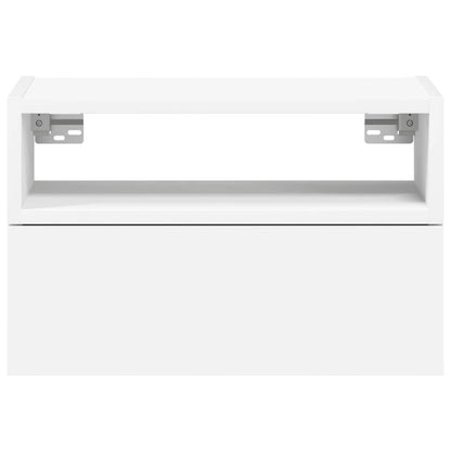 vidaXL Wall-mounted Bedside Cabinets 2 pcs White 45x26x28.5 cm