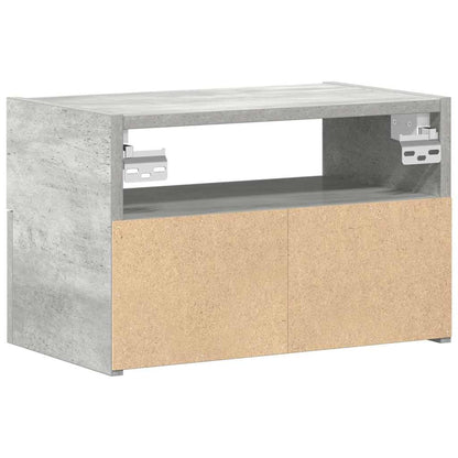 vidaXL Wall-mounted Bedside Cabinet Concrete Grey 45x26x28.5 cm