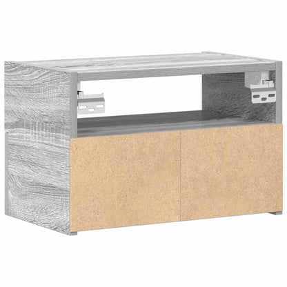 vidaXL Wall-mounted Bedside Cabinets 2 pcs Grey Sonoma 45x26x28.5 cm