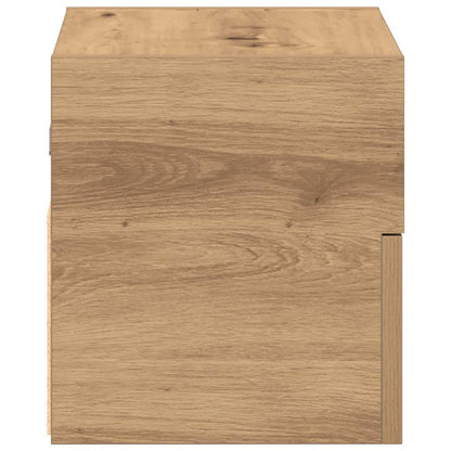 vidaXL Wall-mounted Bedside Cabinets 2 pcs Artisan Oak 45x26x28.5 cm