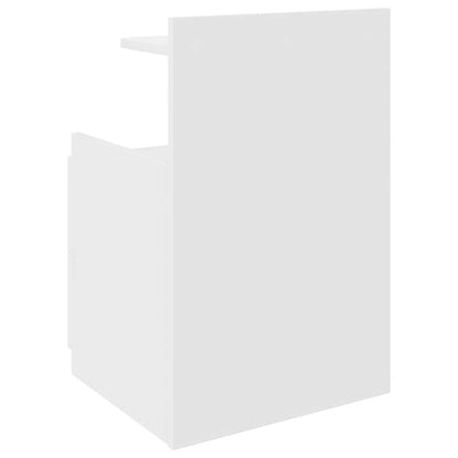 vidaXL Bedside Cabinet with 2 Drawers White 40x36.5x62 cm