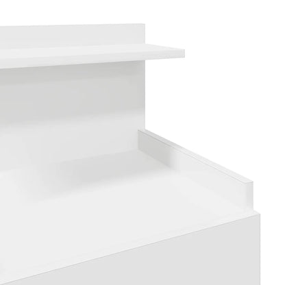 vidaXL Bedside Cabinets 2 pcs with 2 Drawers White 40x36.5x62 cm
