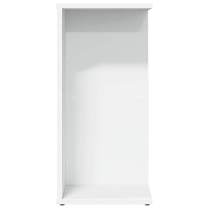 vidaXL Bedside Table White 46.5x29x61 cm Engineered Wood