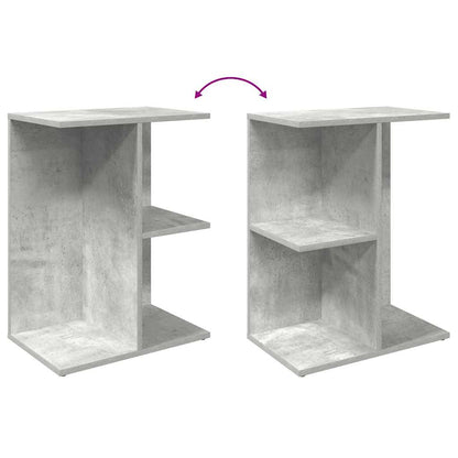 vidaXL Bedside Table Concrete Grey 46.5x29x61 cm Engineered Wood