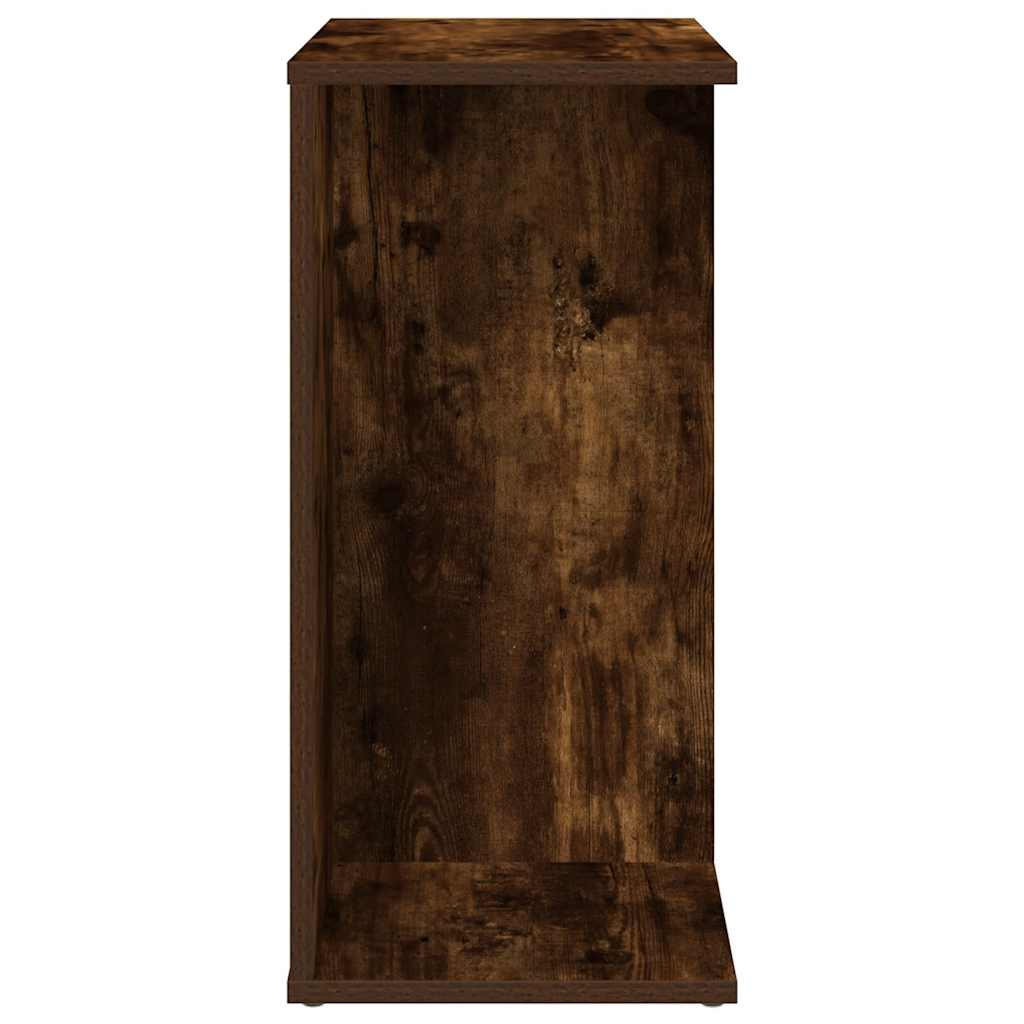 vidaXL Bedside Table Smoked Oak 46.5x29x61 cm Engineered Wood