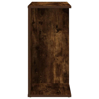 vidaXL Bedside Table Smoked Oak 46.5x29x61 cm Engineered Wood