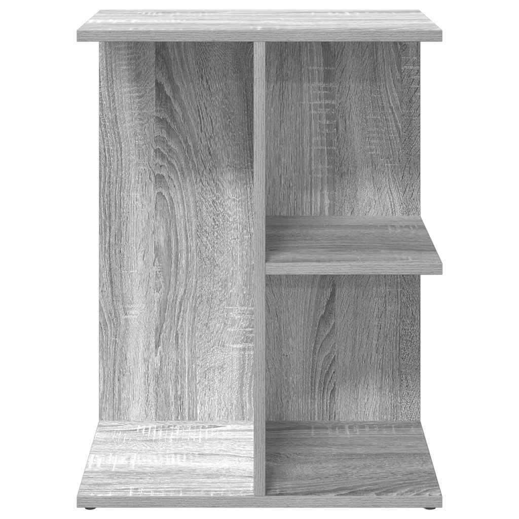 vidaXL Bedside Table Grey Sonoma 46.5x29x61 cm Engineered Wood