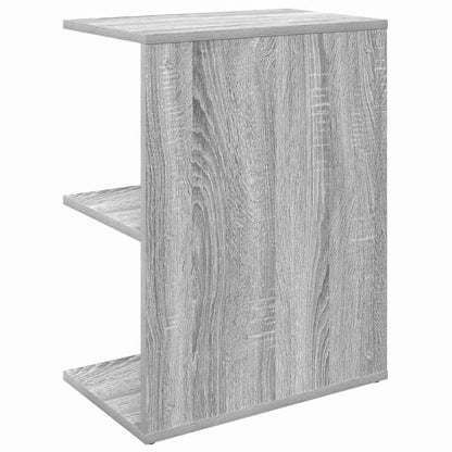 vidaXL Bedside Table Grey Sonoma 46.5x29x61 cm Engineered Wood