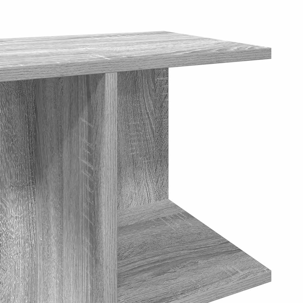 vidaXL Bedside Table Grey Sonoma 46.5x29x61 cm Engineered Wood