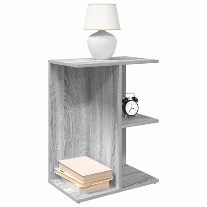 vidaXL Bedside Table Grey Sonoma 46.5x29x61 cm Engineered Wood