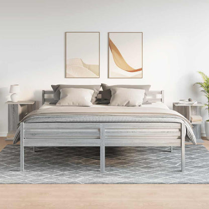 vidaXL Bedside Tables 2 pcs Grey Sonoma 46.5x29x61 cm Engineered Wood