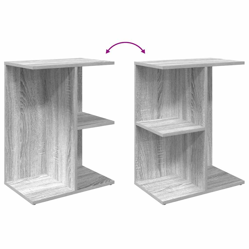 vidaXL Bedside Tables 2 pcs Grey Sonoma 46.5x29x61 cm Engineered Wood