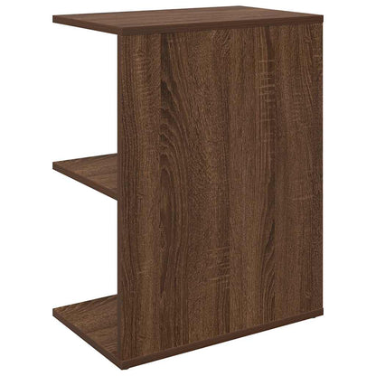 vidaXL Bedside Table Brown Oak 46.5x29x61 cm Engineered Wood