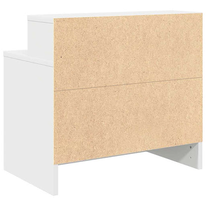 vidaXL Bedside Cabinet with Drawer White 51x31x47 cm