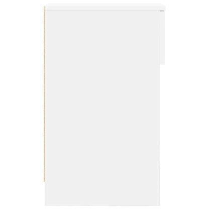 vidaXL Bedside Cabinets with Drawer 2 pcs White 20x36x60 cm