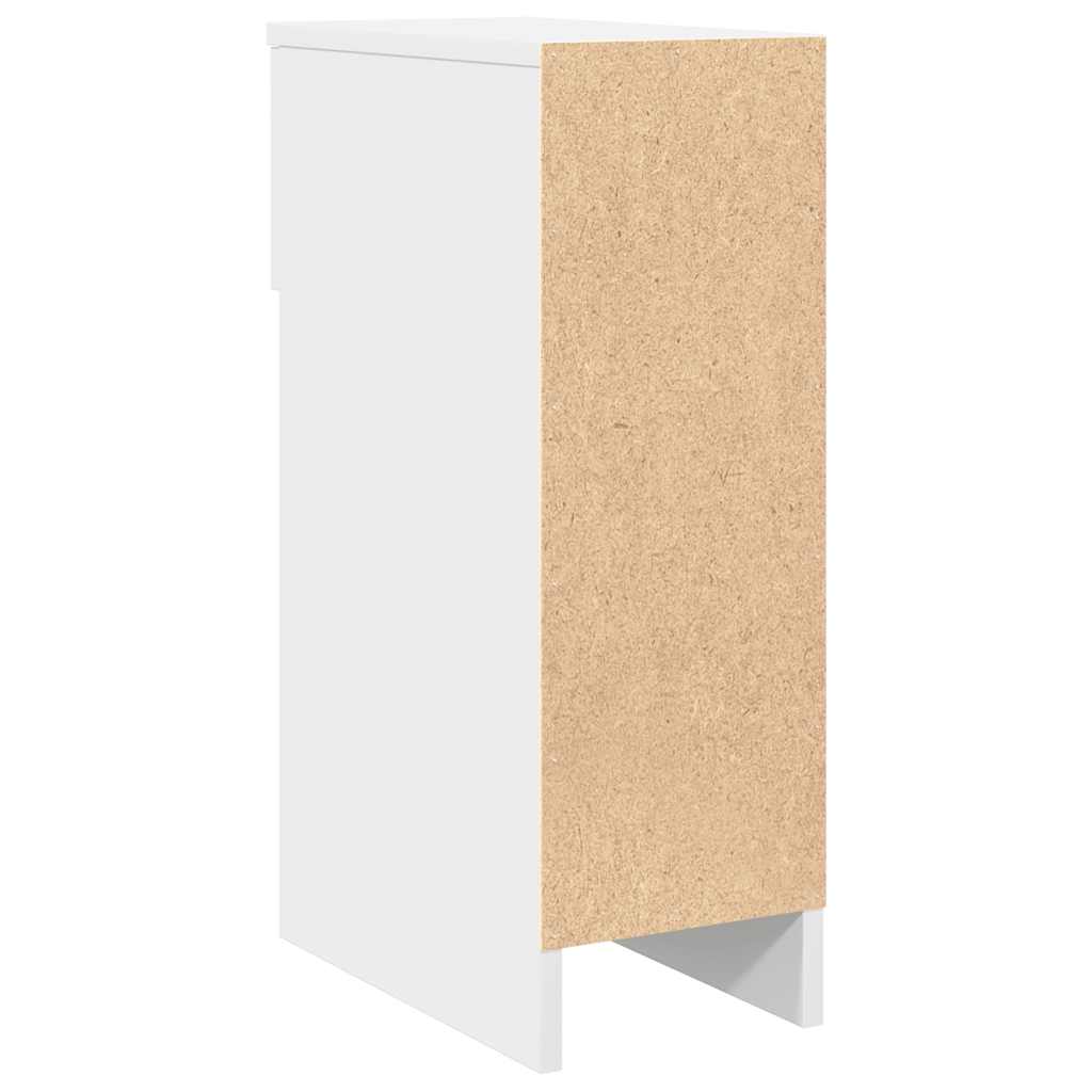 vidaXL Bedside Cabinets with Drawer 2 pcs White 20x36x60 cm